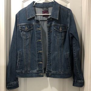 Gloria Vanderbilt Denim Jean Jacket Size Medium